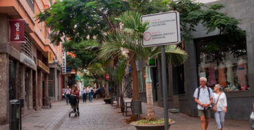 Calle de Pérez Galdós en Santa Cruz de Tenerife